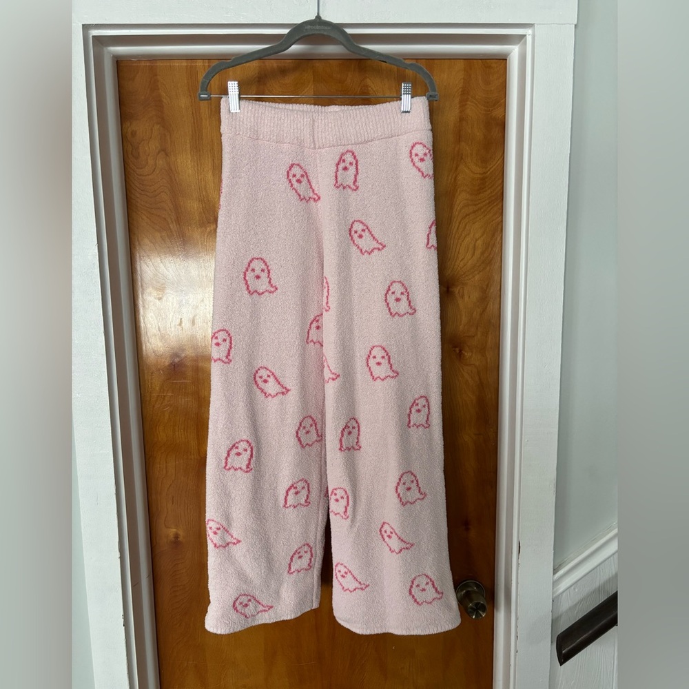 cupcakes & cashmere Pink Ghost Pattern Pajama Pants